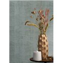 Sage Green Fabric-Effect Wallpaper · Casamance Le Velours 3 74393432