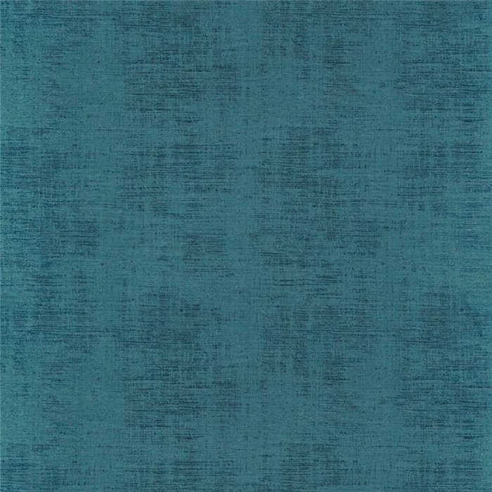 Papel pintado efecto textil azul petróleo · Casamance Le Velours 3 74393636
