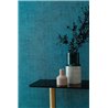 Papel pintado efecto textil azul petróleo · Casamance Le Velours 3 74393636