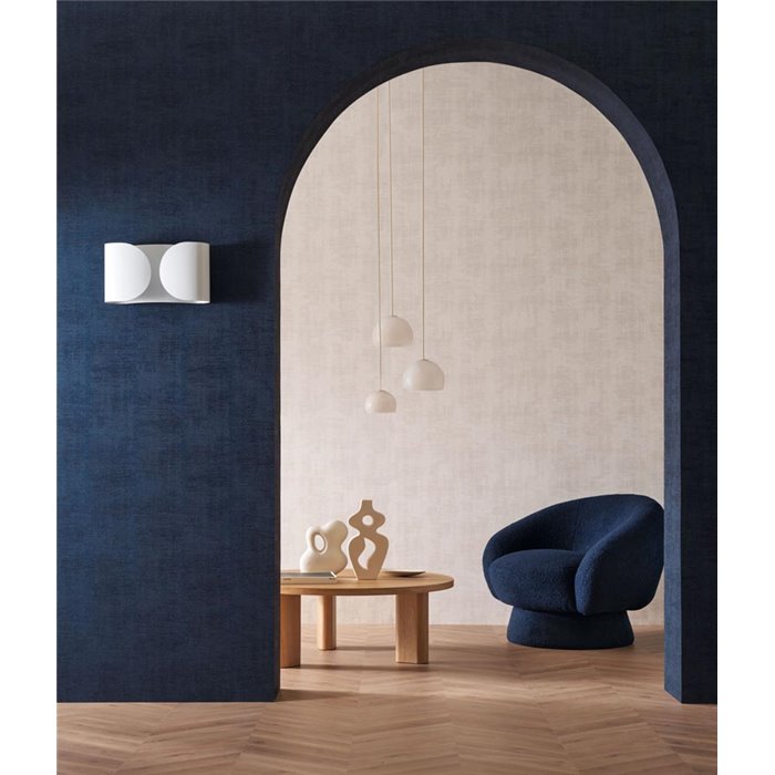 Greige Tapete mit Samteffekt-Textiloptik · Casamance Le Velours 3 74394860