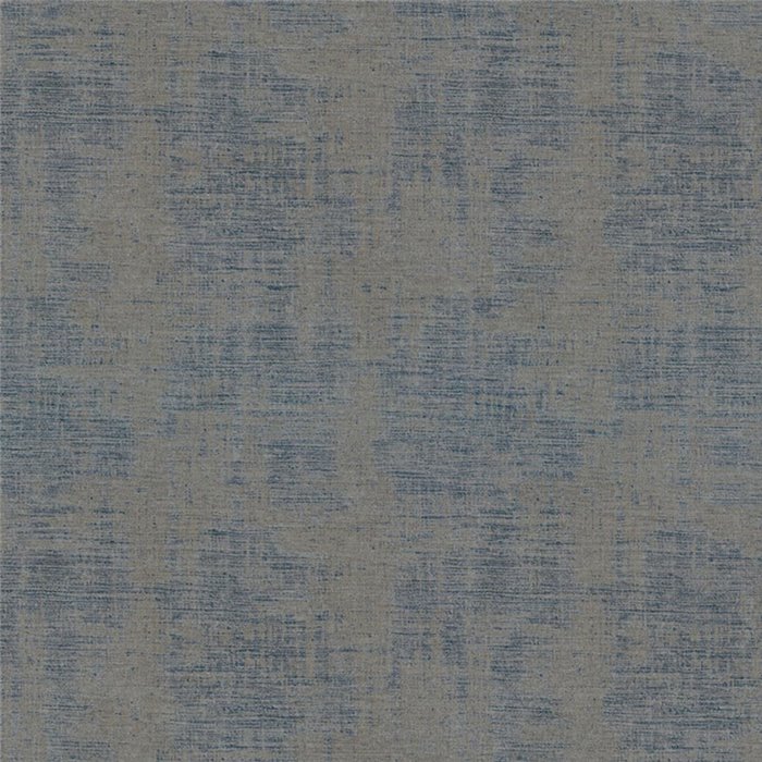 Papel pintado efecto textil en tonos azul y arena · Casamance Le Velours 3 74395268