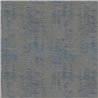 Textile effect wallpaper in blue and sand hues