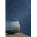 Blaue Seiden-Effekt Textiltapete · Casamance Le Velours 3 74396390