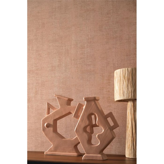 Luxuriöse Tapete mit Textil-Effekt in Nude · Casamance Le Velours 3 74396696