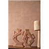 Luxuriöse Tapete mit Textil-Effekt in Nude · Casamance Le Velours 3 74396696