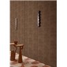 Seidiges Textil-Effekt Tapete in Kakaoton · Casamance Le Velours 3 74397412