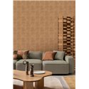 Tapete mit Seideneffekt in Haselnuss · Casamance Le Velours 3 74397514