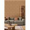 Tapete mit Seideneffekt in Haselnuss · Casamance Le Velours 3 74397514