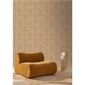 Tapete in Premium-Textileffekt Praliné 2