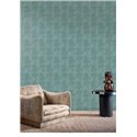 Textiltapete mit Seideneffekt in Imperialgrün · Casamance Le Velours 3 74398024
