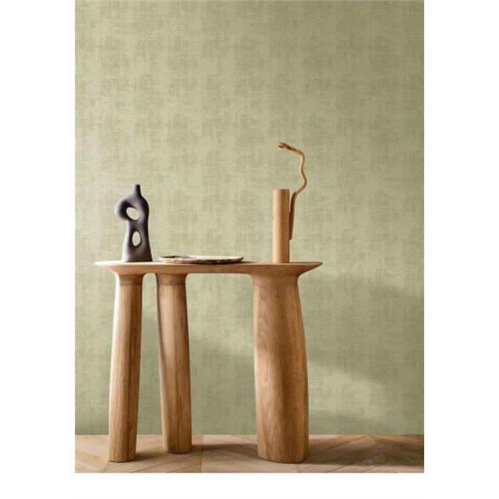 Seideneffekt Tapete in Mandeln Grün · Casamance Le Velours 3 74398126