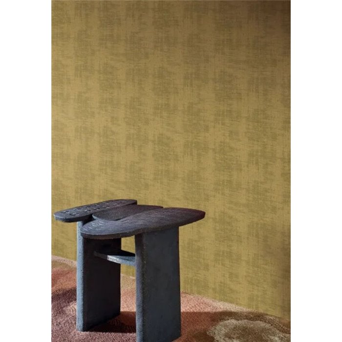 Olive Textile Effect Plain Wallpaper · Casamance Le Velours 3 74398330