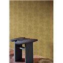 Olive Tapete mit textilem Effekt · Casamance Le Velours 3 74398330