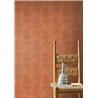 Papel pintado efecto seda en tono terracota · Casamance Le Velours 3 74398738