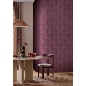 Papel pintado textil efecto seda en vino tinto 2
