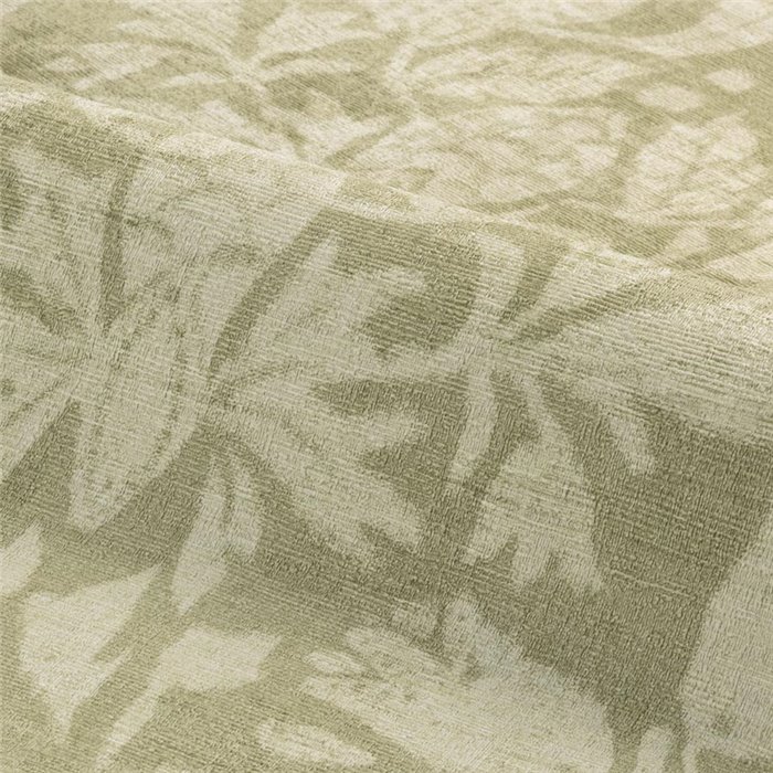 Neria Contemporary Floral Wallpaper in Almond Green · Casamance Le Velours 3 77870202