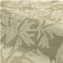 Papel pintado floral contemporáneo Neria verde almendra · Casamance Le Velours 3 77870202