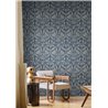 Papel pintado floral inspirado en laurel rosa · Casamance Le Velours 3 77870304