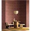 Papel pintado floral ornamental rosa madera de alta gama · Casamance Le Velours 3 77870406