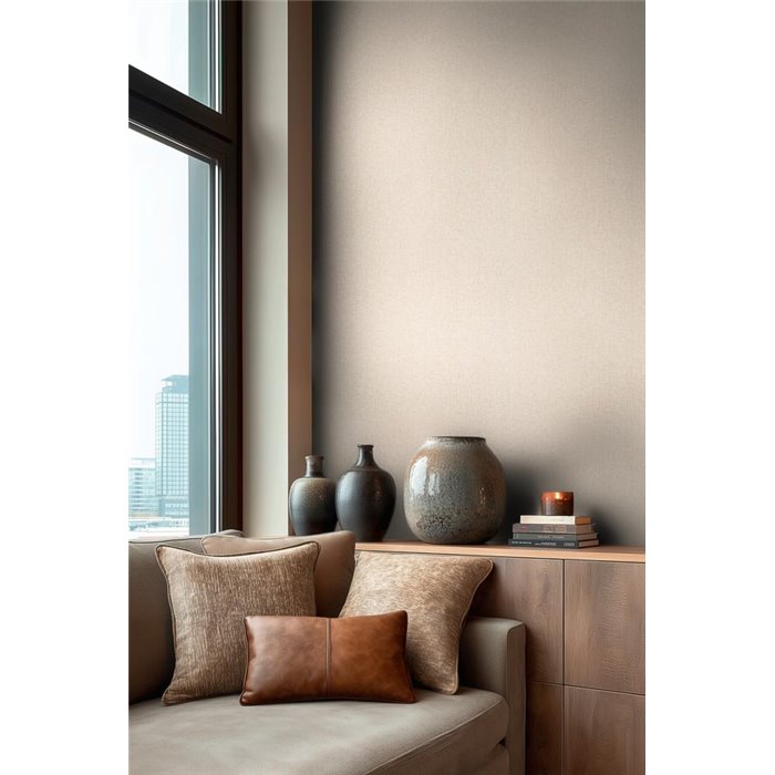 Light Beige Linen Texture Wallpaper ·  2029396557