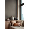 Papel pintado efecto textil en gris oscuro ·  2029399884