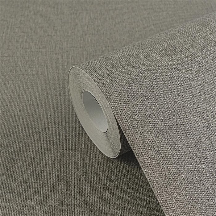Dark Grey Textured Fabric Wallpaper ·  2029399884
