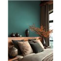 Papier peint uni effet textile turquoise ·  2029399885