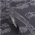 Branches de pin grises sur fond bleu marine ·  2029790011