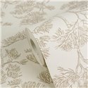 Papier peint branches de pin en tons neutres ·  2029790012