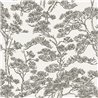 Papier peint motif branches de pin