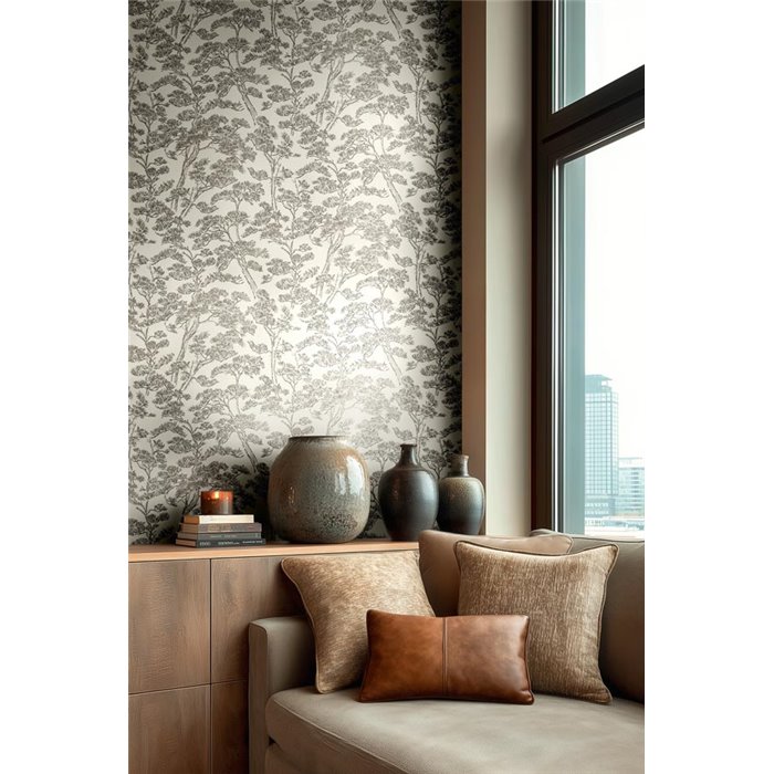 Papier peint motif branches de pin ·  2029790015