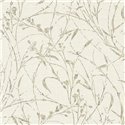 Botanische Blumen-Tapete in neutralen Tönen ·  2029790041