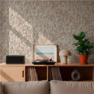 Papel pintado estilo geométrico con textura ténue 2