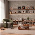 Geometric Wallpaper with Subtle Texture ·  2029790081