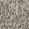 Textured Panel Effect Wallpaper in Grey and Beige ·  2029790082