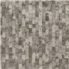 Papier peint effet panneaux texturés gris et beige