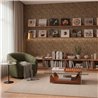 Papel pintado imitación listones de madera envejecida · 2029790084