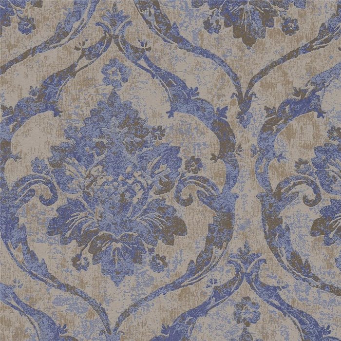 Vintage Blue Damask Wallpaper ·  2029790191