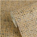 Papel pintado trama de mimbre en tonos beige ·  2029791121