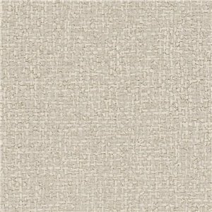 Papel pintado de textura tejida beige claro