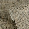 Papier peint texture tissée beige et grise rustique ·  2029791124