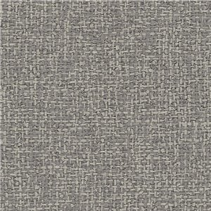 Papier peint tressé gris avec effet métallique