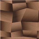 Papel pintado geométrico en tonos marrones cálidos ·  2029791971