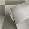 Papel pintado geométrico en tonos grises con textura 3D · 2029791972