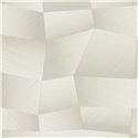 Papel pintado geométrico relieve en blanco roto ·  2029791973