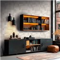 Papel pintado geométrico relieve en blanco roto ·  2029791973