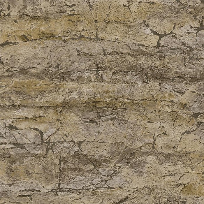 Natural Stone Effect Wallpaper in Brown Shades ·  2029791991