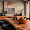 Papier peint effet pierre beige clair · 2029791993