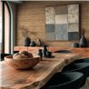 Textured Wallpaper with Natural Stone Effect in Beige · 2029791994