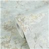 Papel pintado de ramas en relieve dorado y plateado · 2029792001